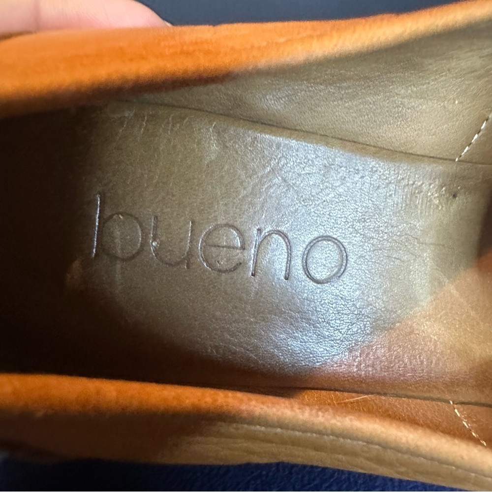 Bueno Woven Leather Loafers in Brown - Picture 6 of 6